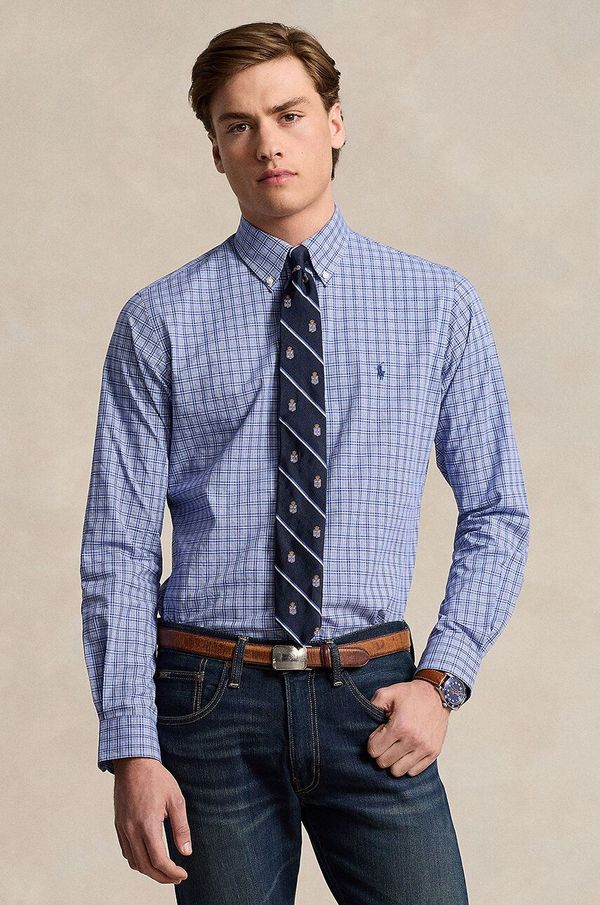 Polo Ralph Lauren Pamučna košulja Polo Ralph Lauren za muškarce, regular, s button-down ovratnikom, 710953702