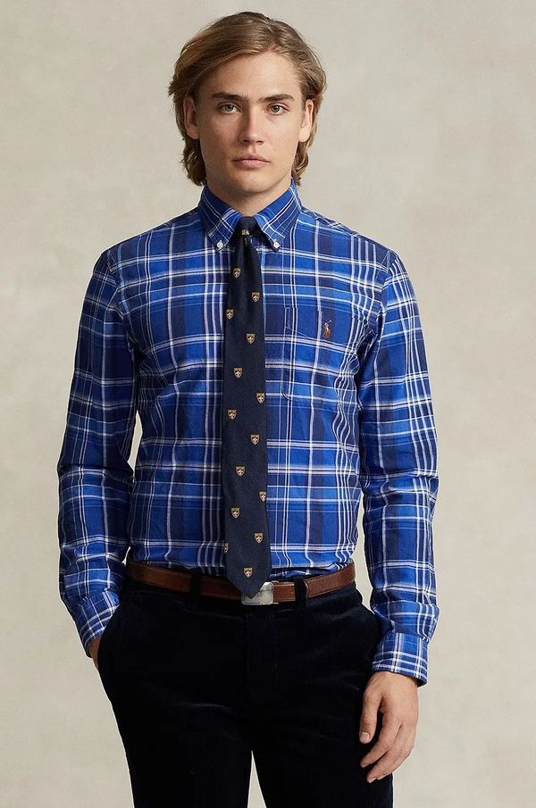 Polo Ralph Lauren Pamučna košulja Polo Ralph Lauren za muškarce, regular, s button-down ovratnikom