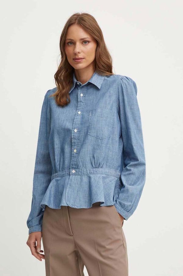 Polo Ralph Lauren Pamučna košulja Polo Ralph Lauren za žene, regular, s klasičnim ovratnikom, 211935150
