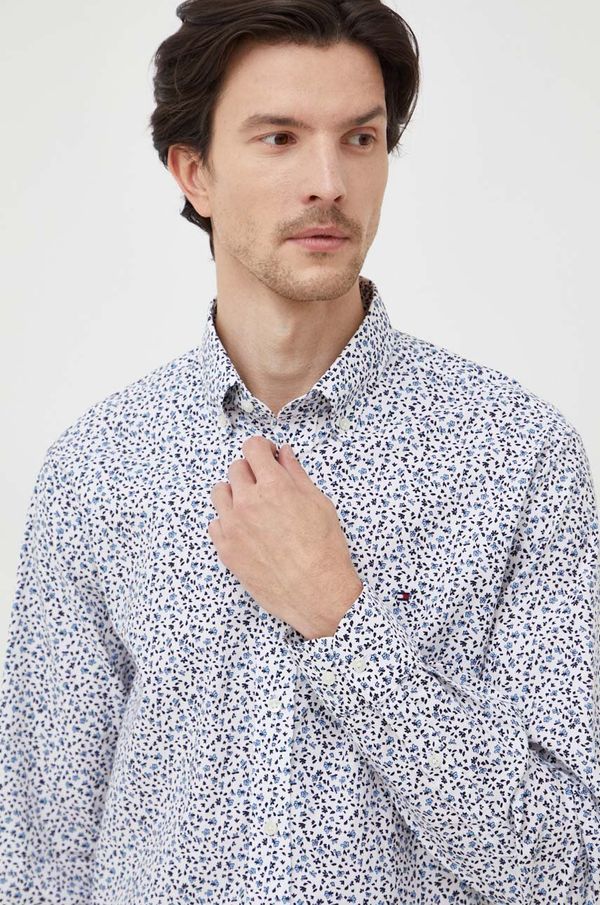 Tommy Hilfiger Pamučna košulja Tommy Hilfiger za muškarce, regular, s button-down ovratnikom