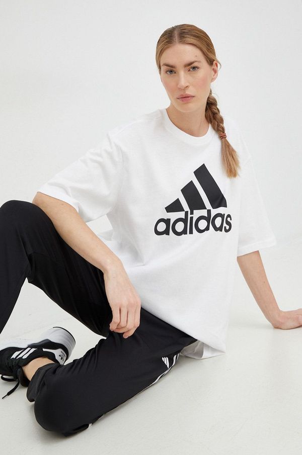 adidas Pamučna majica adidas boja: bijela HR4930