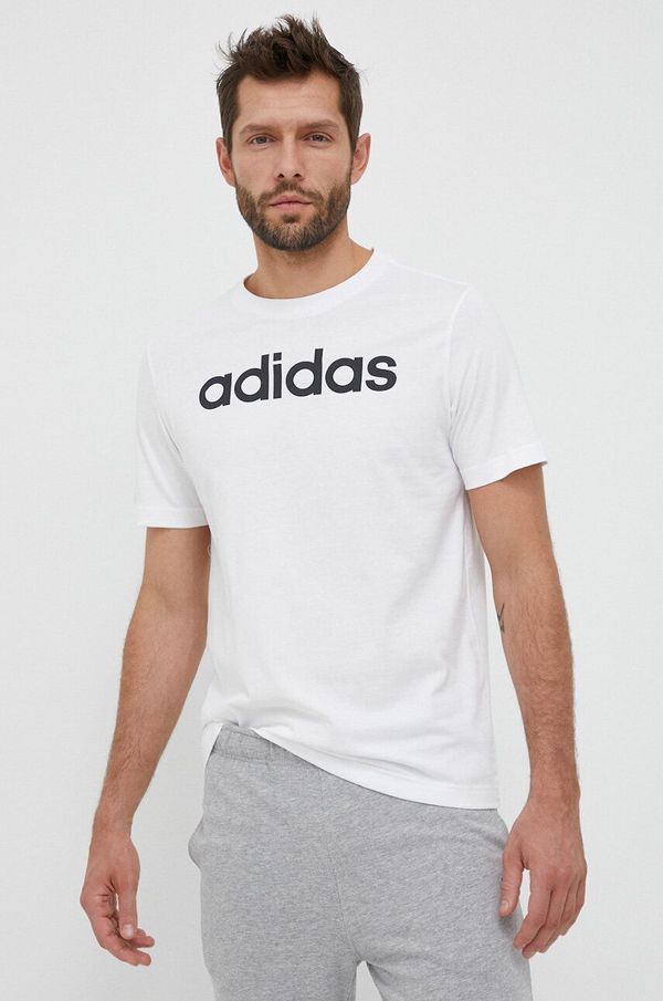 adidas Pamučna majica adidas boja: bijela, s tiskom IC9276