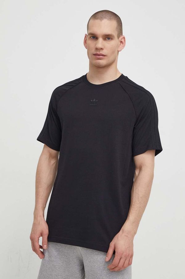 adidas Originals Pamučna majica adidas Originals za muškarce, boja: crna, s tiskom
