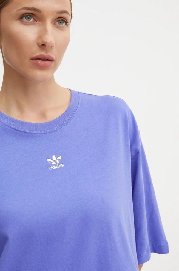 adidas Originals Pamučna majica adidas Originals za žene, boja: ljubičasta, IY7327