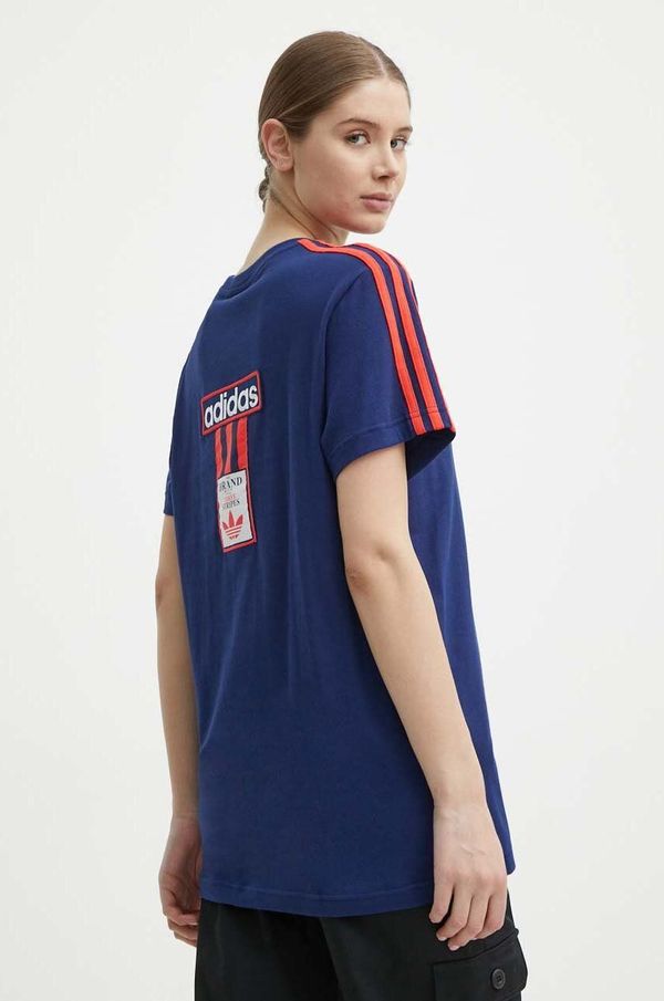 adidas Originals Pamučna majica adidas Originals za žene, boja: tamno plava, IU2476