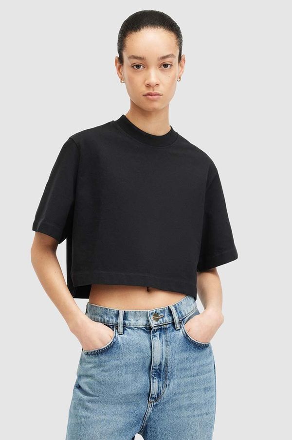 AllSaints Pamučna majica AllSaints LOTTIE TEE za žene, boja: crna, W132JA