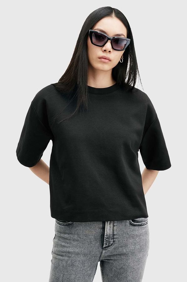 AllSaints Pamučna majica AllSaints TILLIE TEE za žene, boja: crna, W050JA