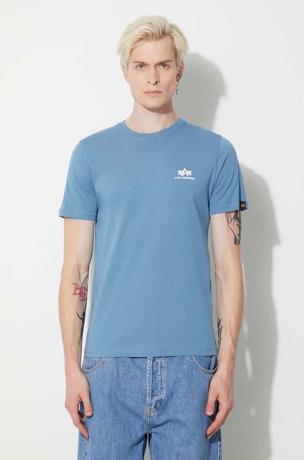 Alpha Industries Pamučna majica Alpha Industries Basic T Small Logo za muškarce, bez uzorka 188505.538