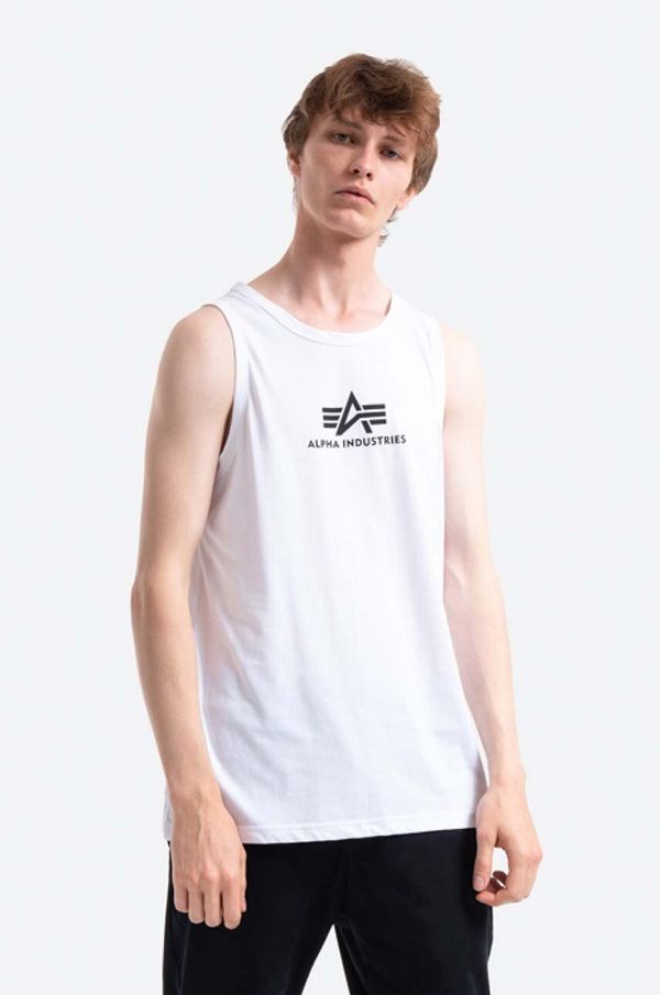 Alpha Industries Pamučna majica Alpha Industries boja: bijela, 126566.09-white