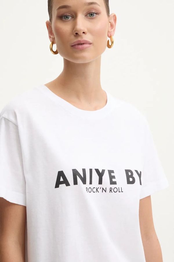 Aniye By Pamučna majica Aniye By za žene, boja: bijela, 181511
