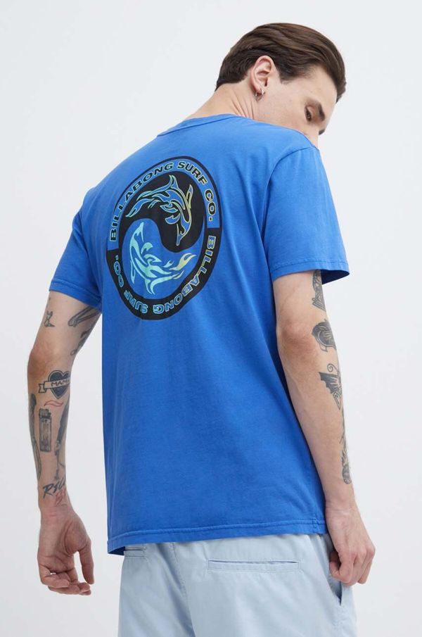Billabong Pamučna majica Billabong za muškarce, s tiskom, ABYZT02279