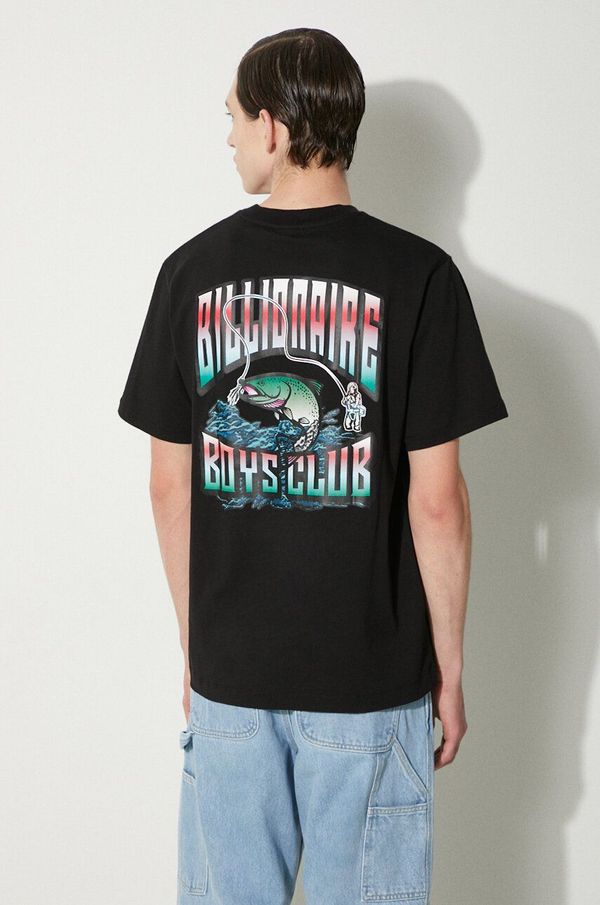 Billionaire Boys Club Pamučna majica Billionaire Boys Club Big Catch za muškarce, boja: crna, s tiskom, B24246