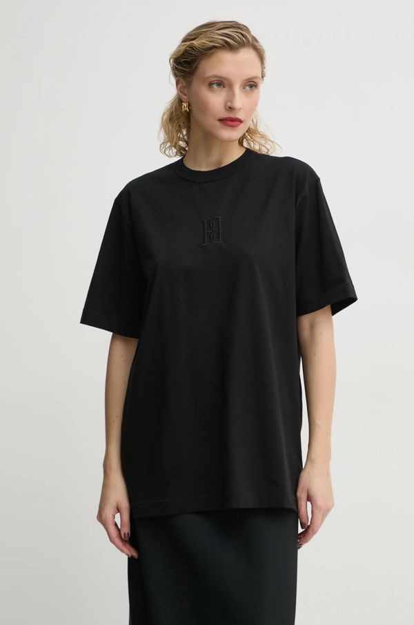 By Malene Birger Pamučna majica By Malene Birger FAYEH. za žene, boja: crna, Q72365007Z