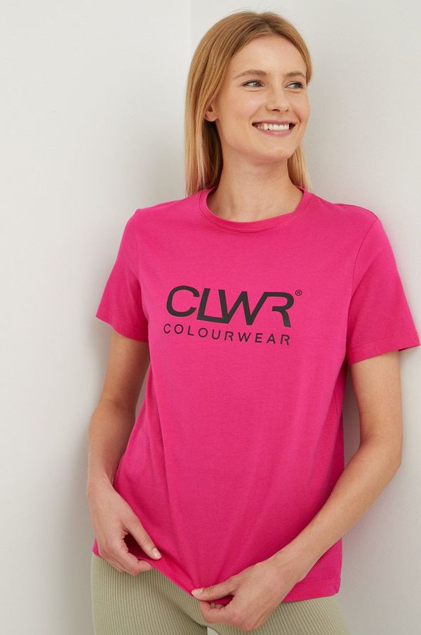 Colourwear Pamučna majica Colourwear boja: ružičasta