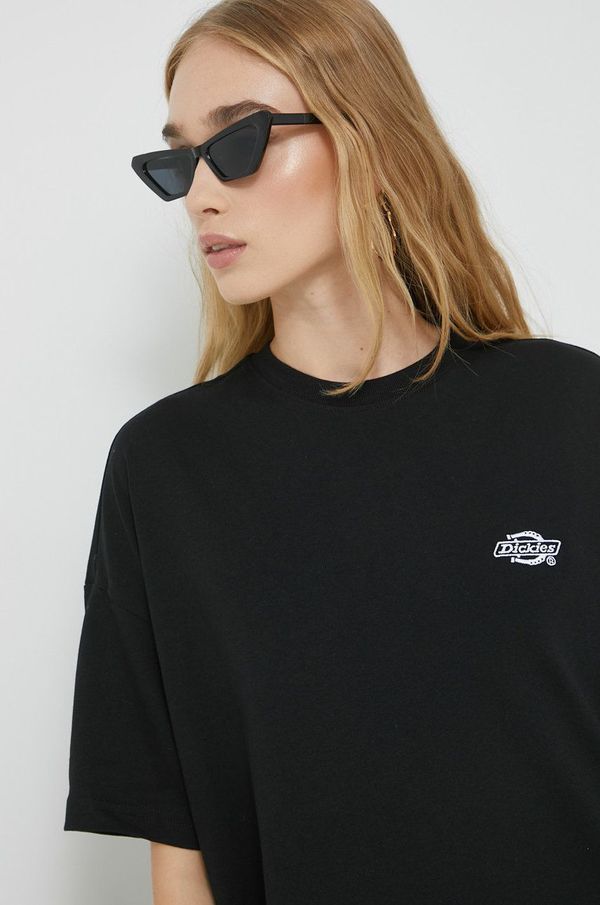 Dickies Pamučna majica Dickies boja: crna, DK0A4Y1BBLK1-BLACK