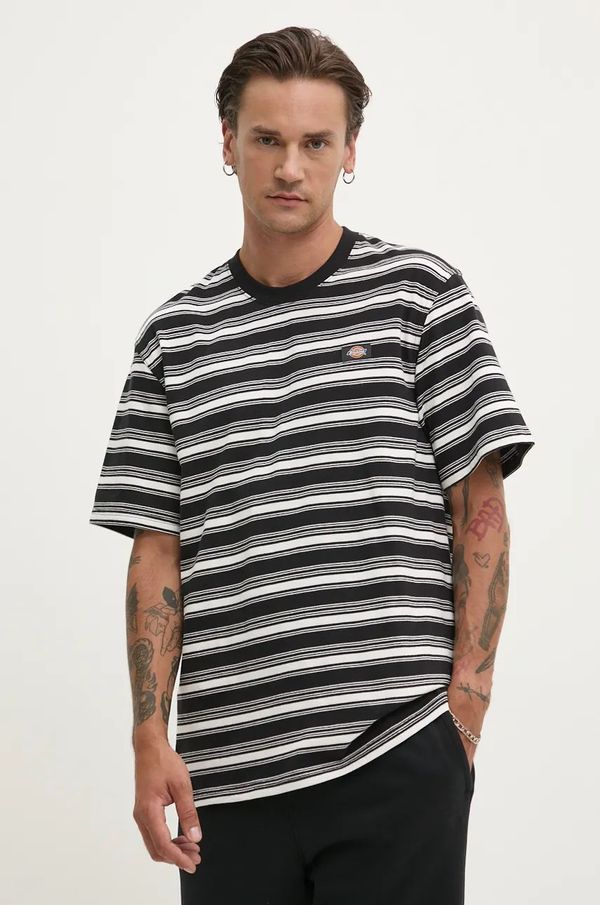Dickies Pamučna majica Dickies STEVENSVILLE za muškarce, boja: crna, s uzorkom, DK0A8642