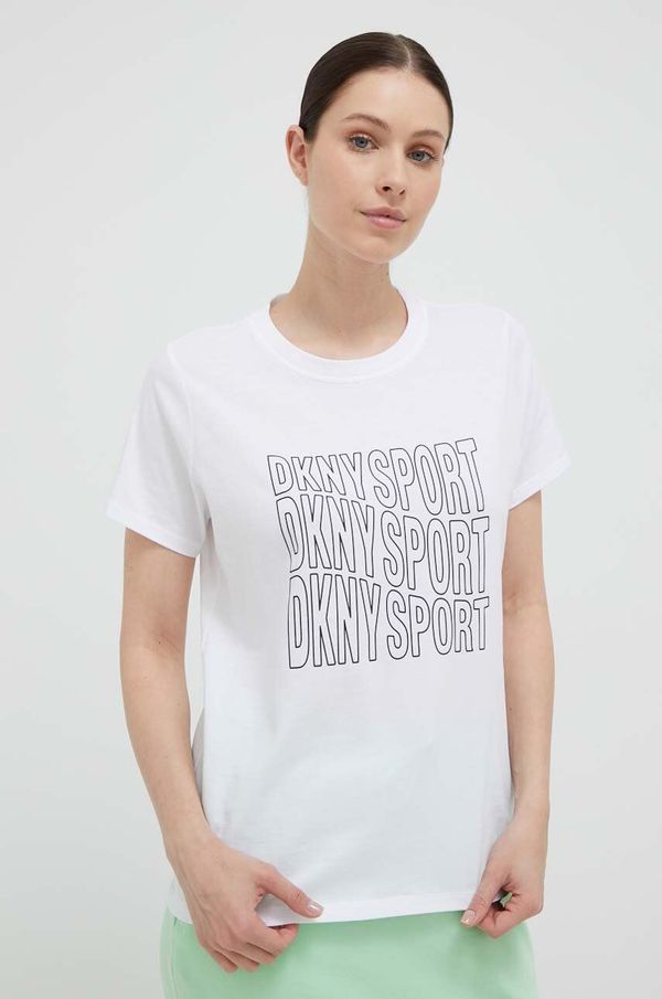 DKNY Pamučna majica Dkny boja: bijela