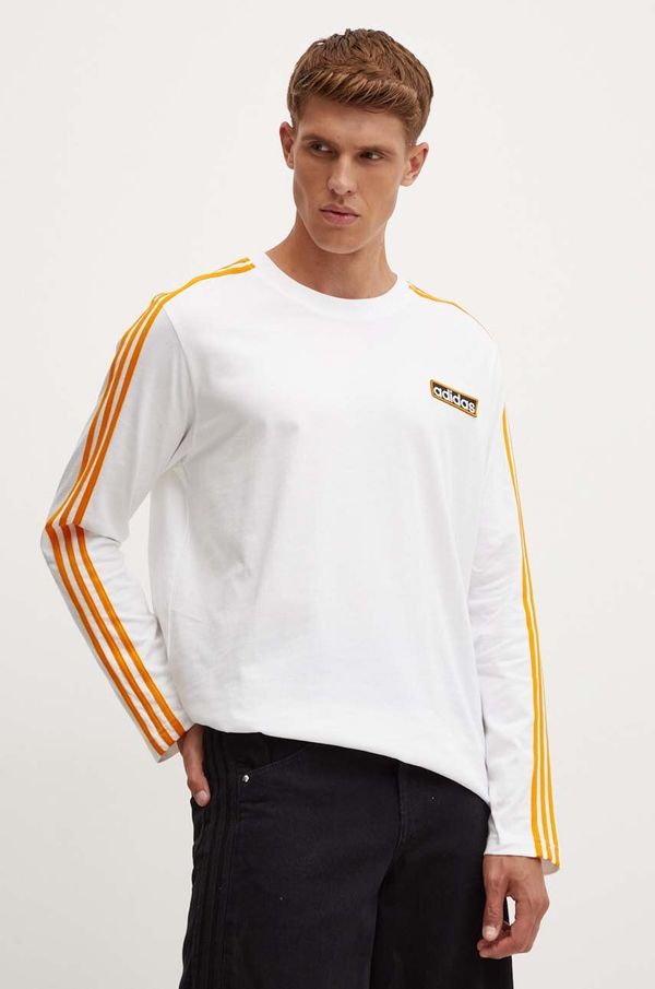 adidas Originals Pamučna majica dugih rukava adidas Originals 0 boja: bijela, s tiskom, IW5808
