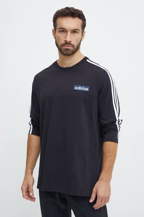 adidas Originals Pamučna majica dugih rukava adidas Originals Adibreak Longsleeve Tee boja: crna, s aplikacijom, IY4850