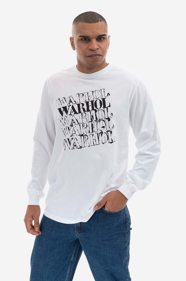 Maharishi Pamučna majica dugih rukava Maharishi Andy Warhol Airborne L/S T-shirt boja: bijela, s tiskom, 9923.WHITE-WHITE
