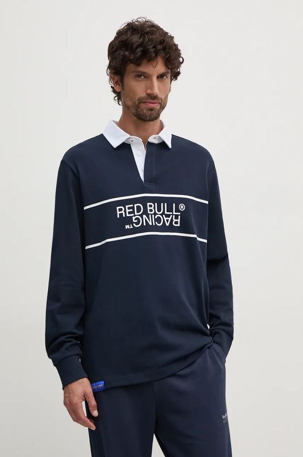 Red Bull Racing x Pepe Jeans Pamučna majica dugih rukava Red Bull Racing x Pepe Jeans boja: tamno plava, s tiskom, RM540011