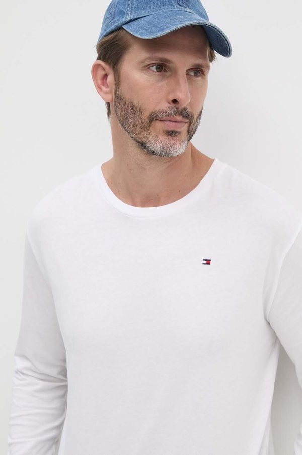 Tommy Hilfiger Pamučna majica dugih rukava Tommy Hilfiger 3-pack boja: bijela, bez uzorka, UM0UM03378