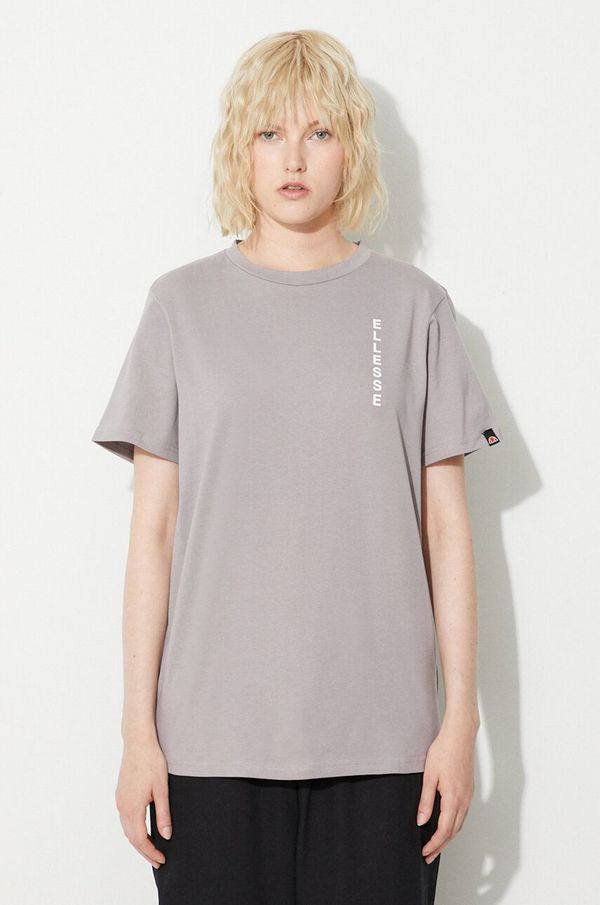 Ellesse Pamučna majica Ellesse boja: siva, SGR17777-GREY