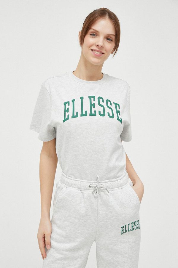 Ellesse Pamučna majica Ellesse boja: siva, SGR17859-LIGHTGREY