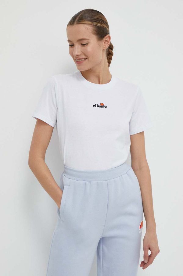 Ellesse Pamučna majica Ellesse Juentos T-Shirt za žene, boja: bijela, SGV19977