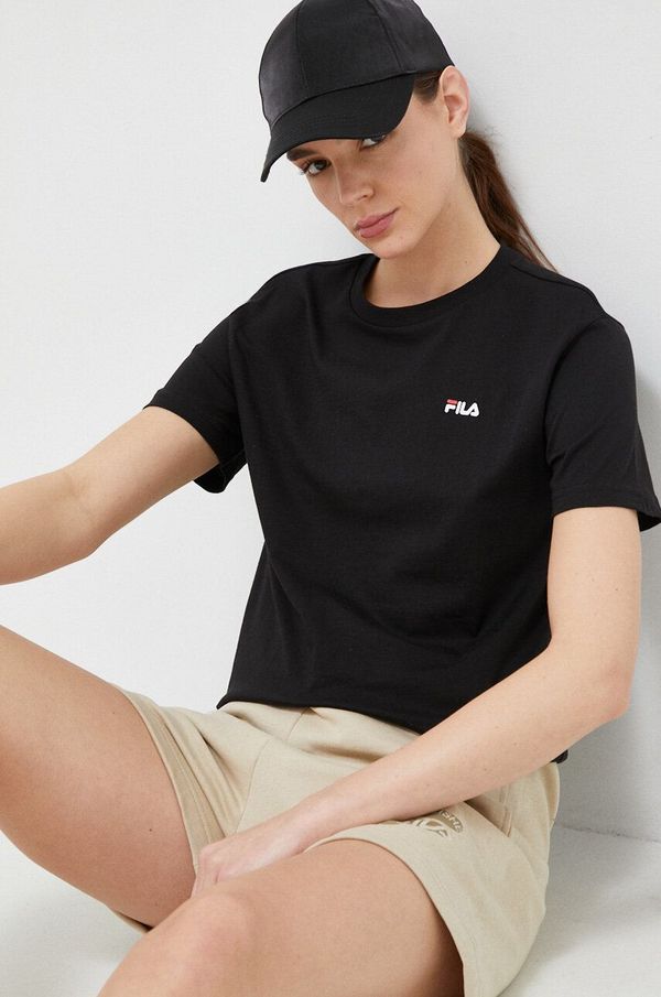 Fila Pamučna majica Fila 2-pack boja: crna