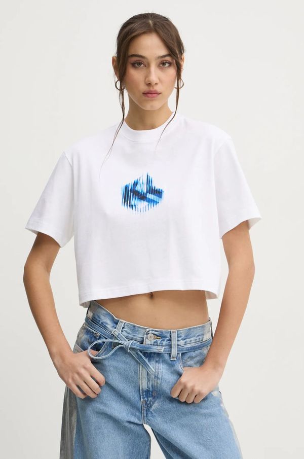 Karl Lagerfeld Jeans Pamučna majica Karl Lagerfeld Jeans za žene, boja: bijela, A1W17109