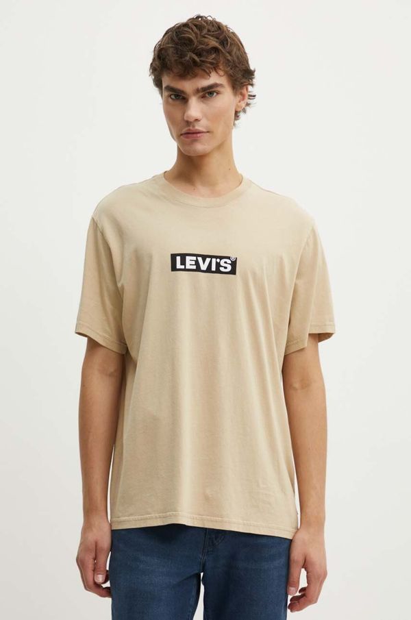 Levi's Pamučna majica Levi's za muškarce, boja: bijela, s tiskom, A2082