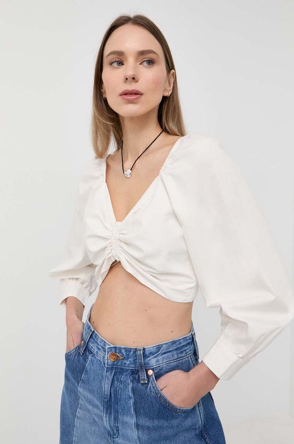 Levi's Pamučna majica Levi's za žene, boja: bijela, glatka