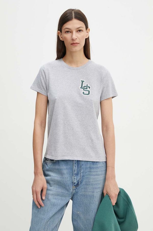 Levi's Pamučna majica Levi's za žene, boja: siva, 17369