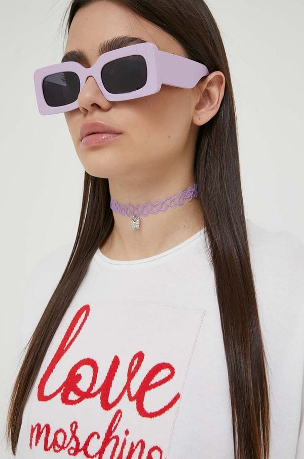 Love Moschino Pamučna majica Love Moschino boja: bijela