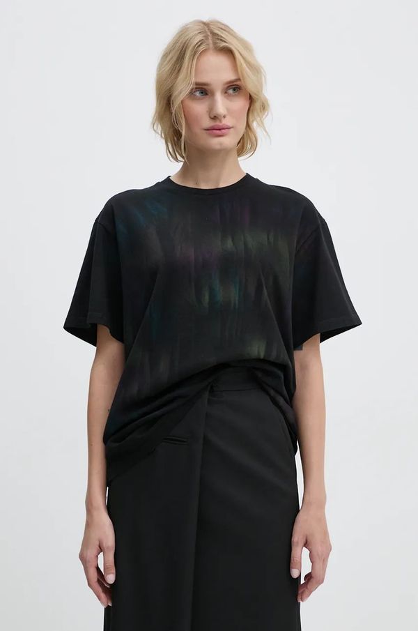 MM6 Maison Margiela Pamučna majica MM6 Maison Margiela za žene, boja: crna, S62GD0193.S23962