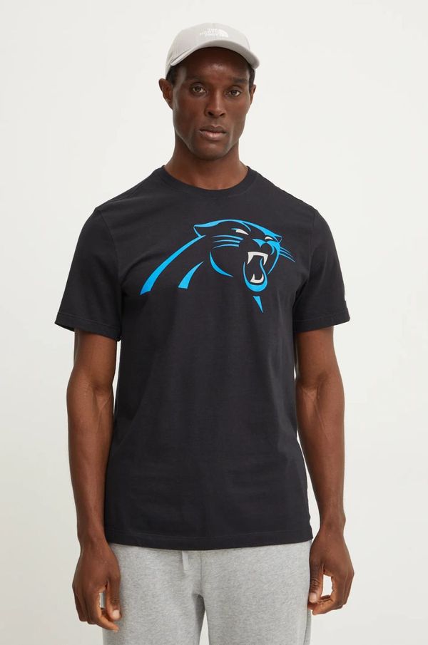 Nike Pamučna majica Nike Carolina Panthers za muškarce, boja: crna, s tiskom, N199-00A-9D-CLH