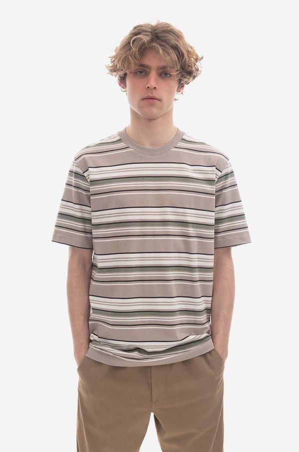 Norse Projects Pamučna majica Norse Projects boja: bež, s uzorkom, N01.0633.0920-0920