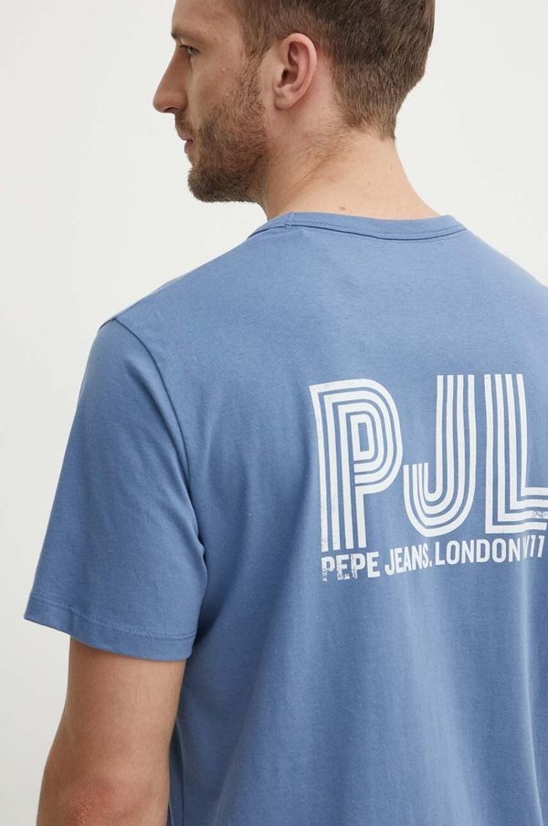 Pepe Jeans Pamučna majica Pepe Jeans AARON za muškarce, s tiskom, PM509426