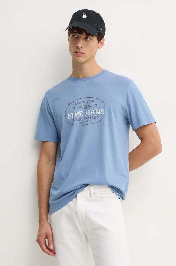 Pepe Jeans Pamučna majica Pepe Jeans ANDER za muškarce, s tiskom, PM509621