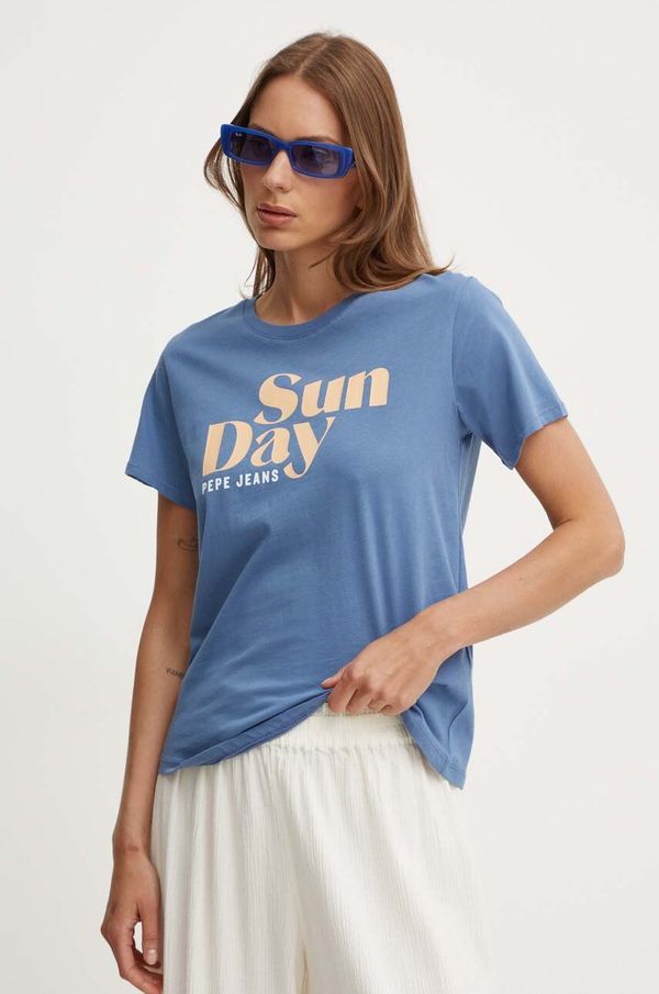 Pepe Jeans Pamučna majica Pepe Jeans EFFIE za žene, PL505886