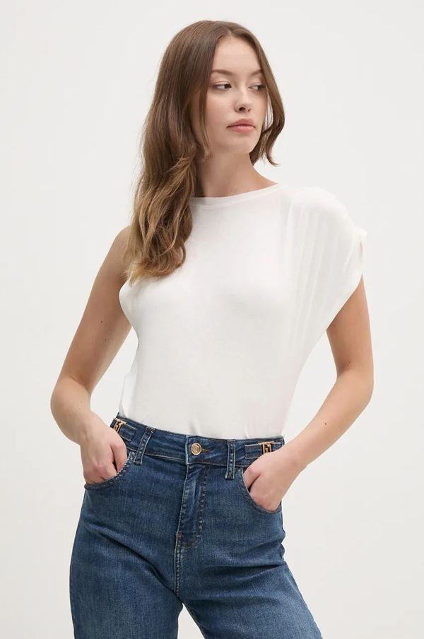 Pepe Jeans Pamučna majica Pepe Jeans FLEURINE za žene, boja: bež, PL505960
