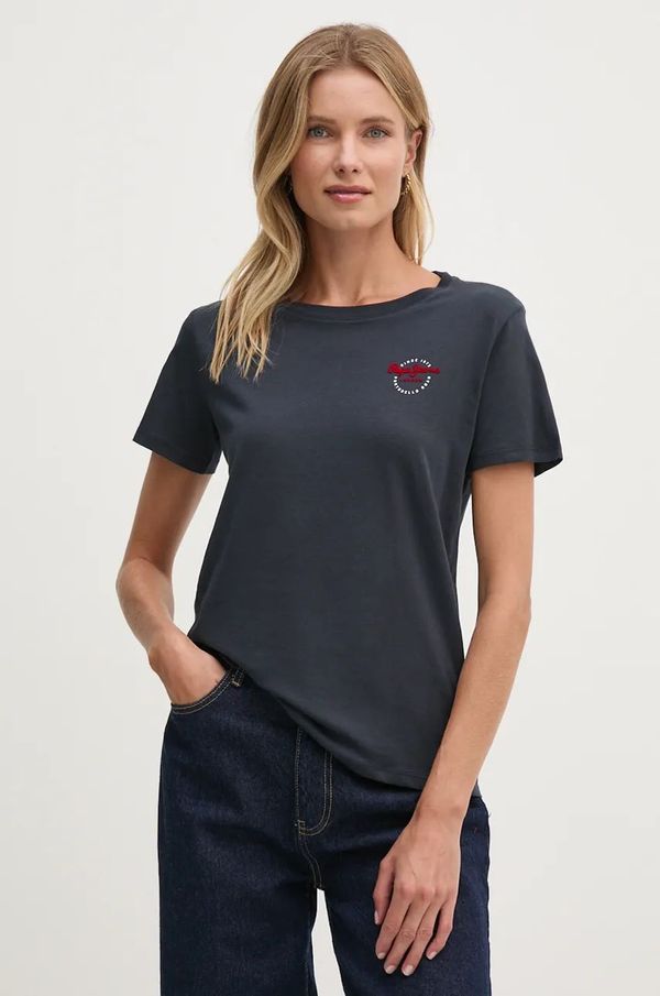 Pepe Jeans Pamučna majica Pepe Jeans GABRIELA za žene, boja: tamno plava, PL505967