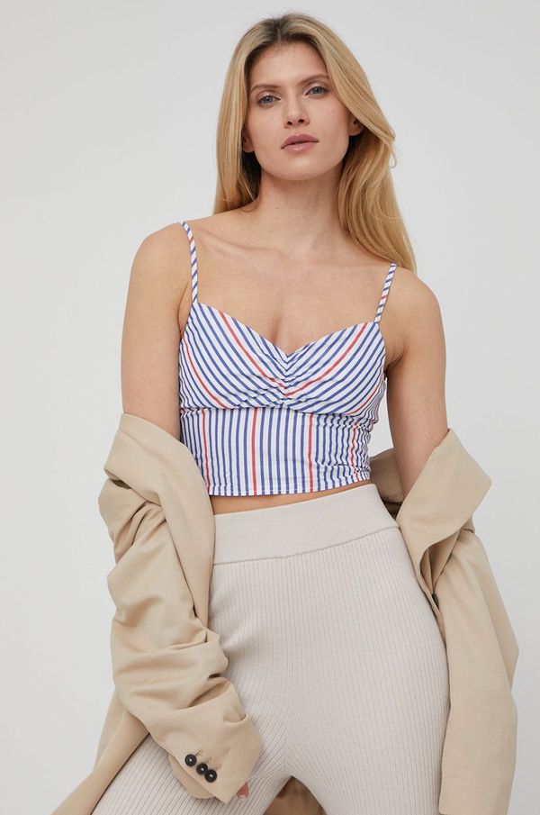 Pepe Jeans Pamučna majica Pepe Jeans June za žene, na prugice