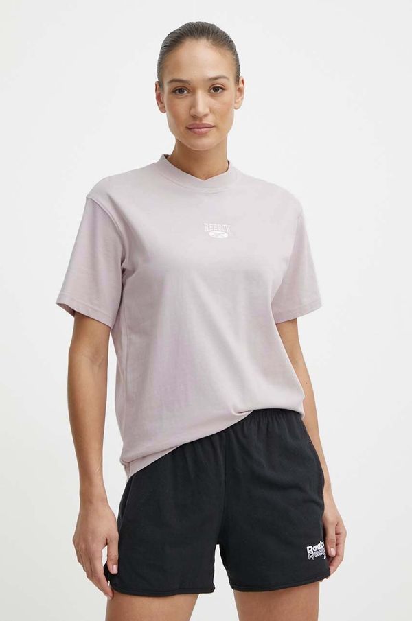 Reebok Classic Pamučna majica Reebok Classic Archive Essentials za žene, boja: ružičasta, 100076223