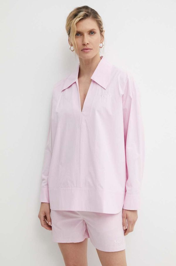 Resume Pamučna majica Résumé VictoriaRS Shirt za žene, boja: ružičasta, bez uzorka, 19610951