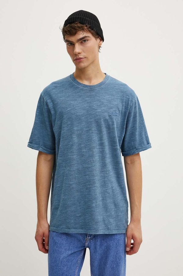 Superdry Pamučna majica Superdry za muškarce, melanž, M1012186A-XIX