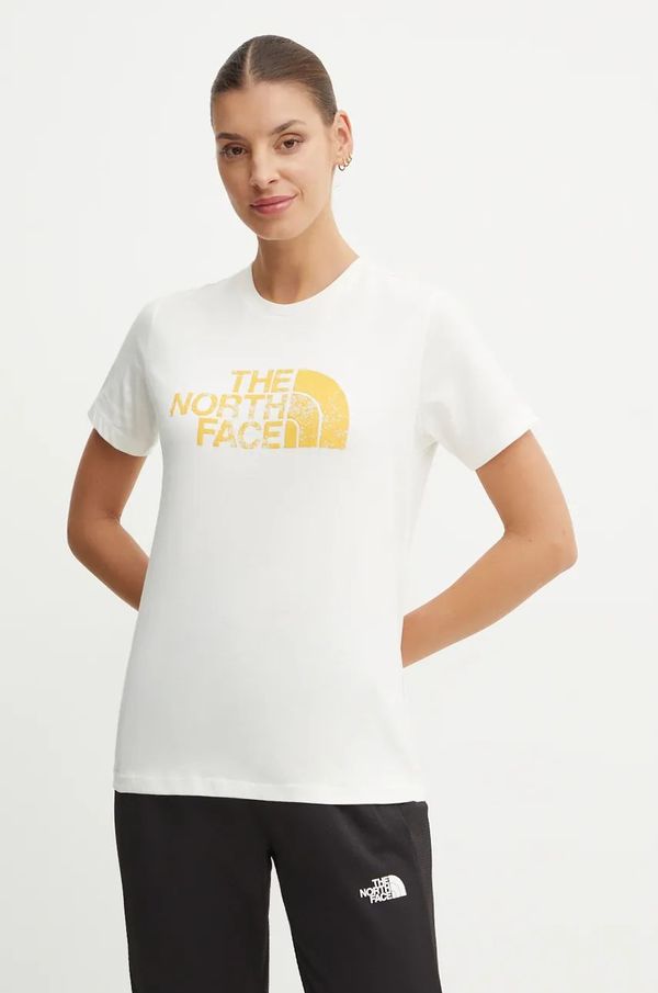 The North Face Pamučna majica The North Face Tee -Seasonal Logo Pack za žene, boja: bijela, NF0A89CTQLI1