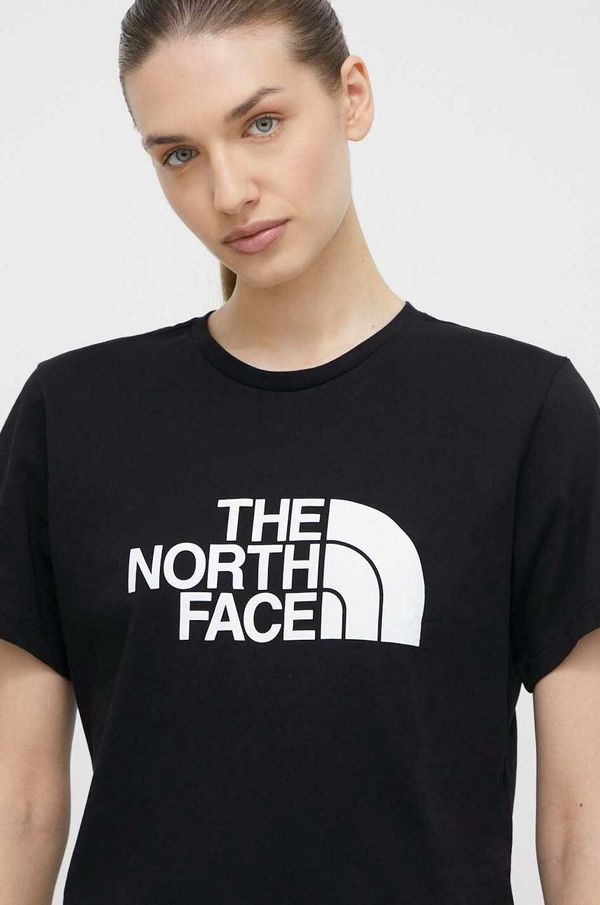 The North Face Pamučna majica The North Face za žene, boja: crna