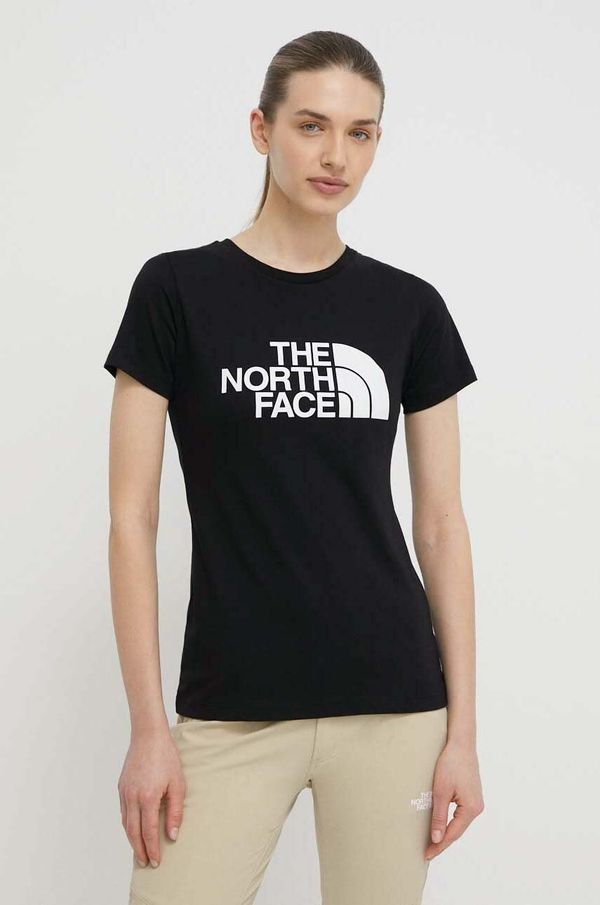 The North Face Pamučna majica The North Face za žene, boja: crna, NF0A87N6JK31